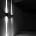 Narrow Beam LED Wall Sconce Up-Down Outdoor Light - Building Wall Washer