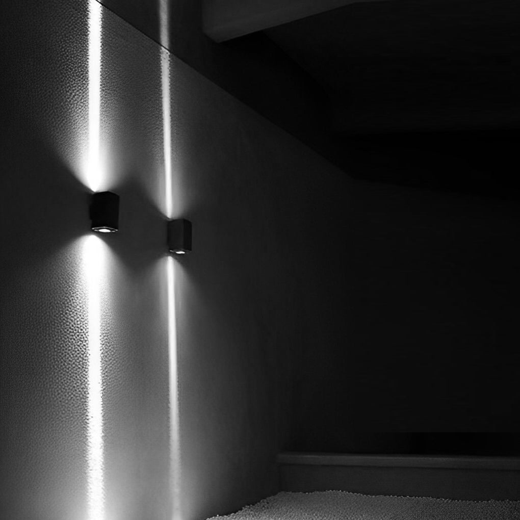 Narrow Beam Up-Down LED Outdoor Wall Sconce - Building Wall Washer Light