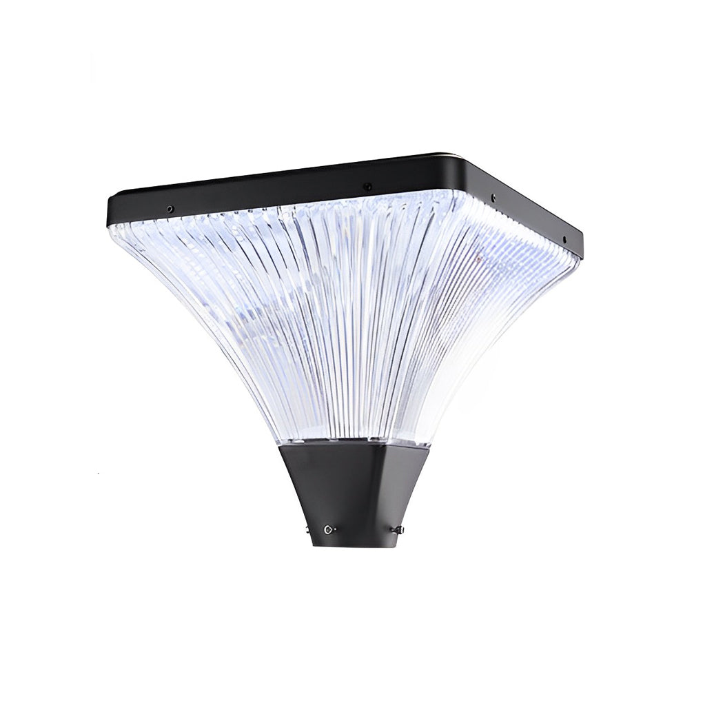 Modern Waterproof Square Garden Lamp - Striped Night Light Outdoor Lighting