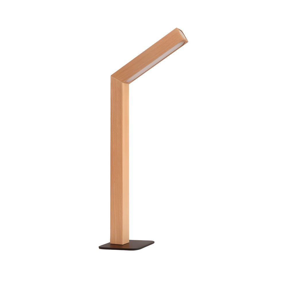 Nordic LED Desk Light - Dual Magnetic Touch Control Wooden Lamp
