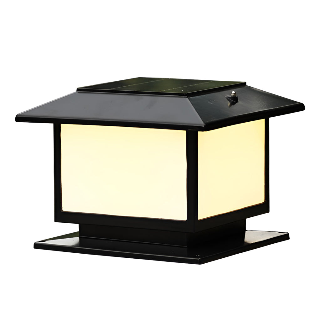 Modern LED Outdoor Pillar Lights - Waterproof Fence Lighting