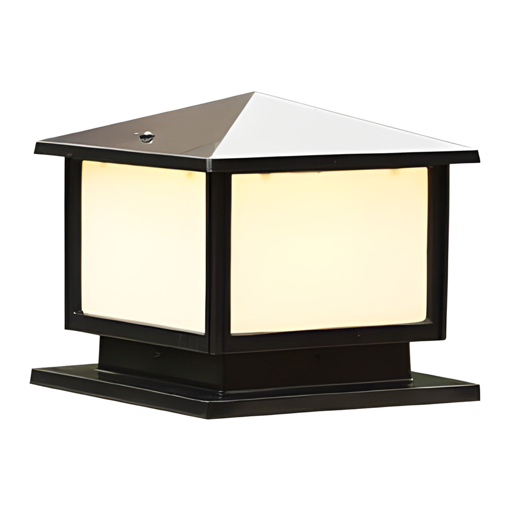 Modern LED Outdoor Pillar Lights - Waterproof Fence Lighting