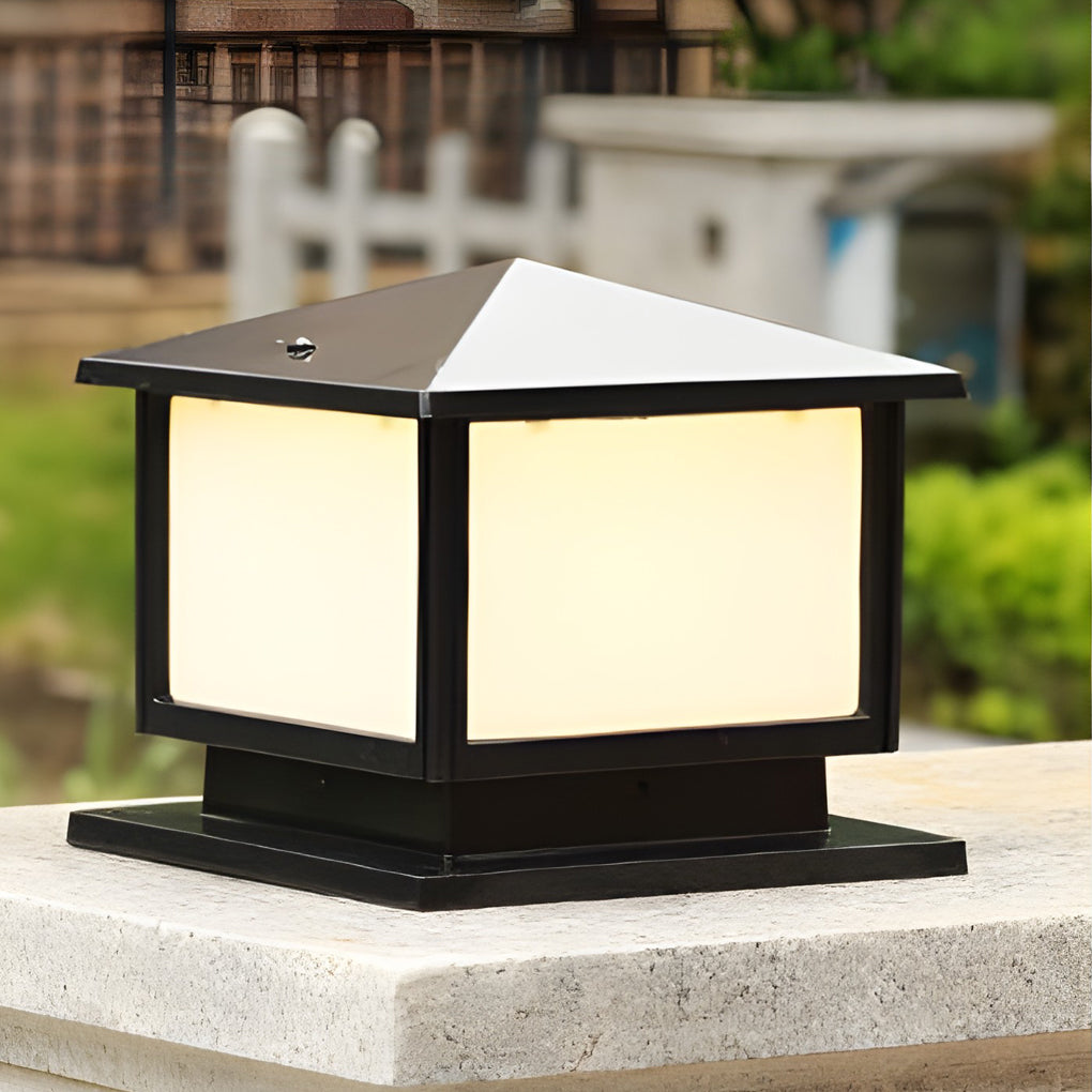 Modern LED Outdoor Pillar Lights - Waterproof Fence Lighting