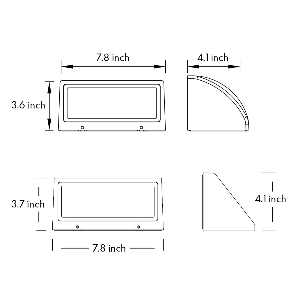Modern Waterproof LED Outdoor Wall Light