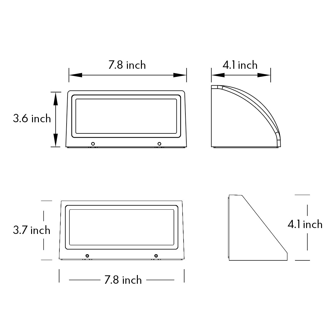 Modern Waterproof LED Outdoor Wall Light