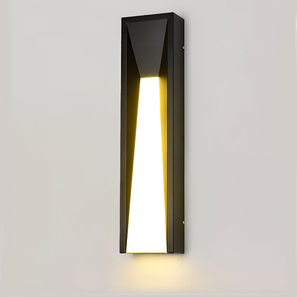 Modern Rectangular LED Outdoor Wall Light - Stylish Exterior Lighting