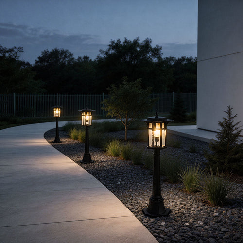 **Modern Minimalist Path Light for Landscape Lighting**

Enhance your outdoor space with our sleek and modern path lights, designed for minimalist landscapes. Perfect for walkways, gardens, and lawns, these energy-efficient LED lights provide optimal illu
