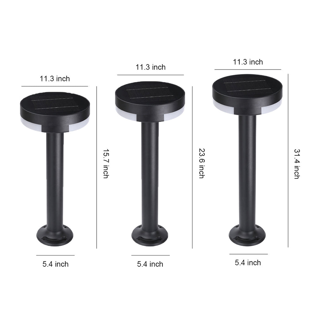Modern Outdoor Waterproof Metal Pathway Light - Durable, Stylish, Solar Landscape Lighting for Gardens and Walkways