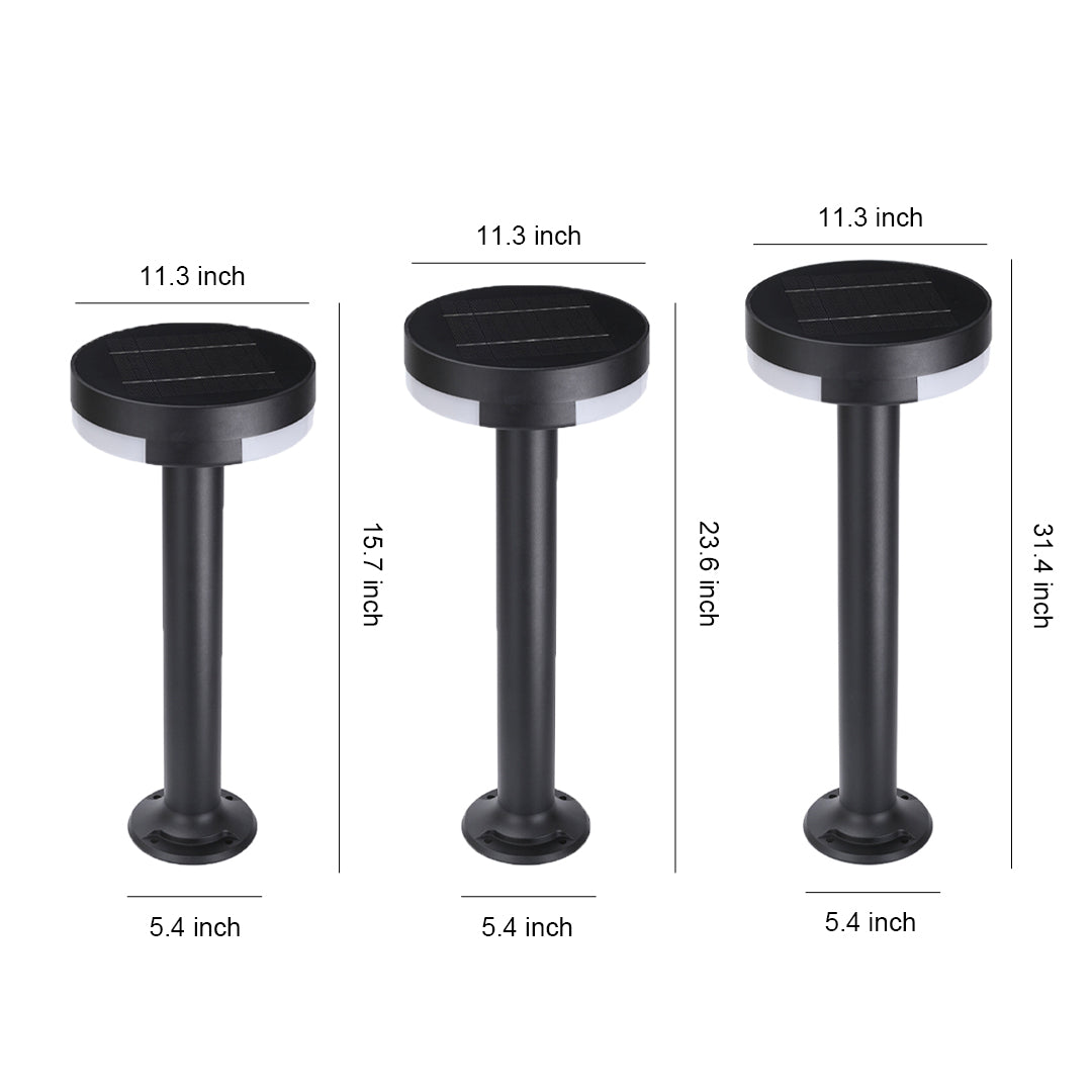 Modern Outdoor Waterproof Metal Pathway Light - Durable, Stylish, Solar Landscape Lighting for Gardens and Walkways