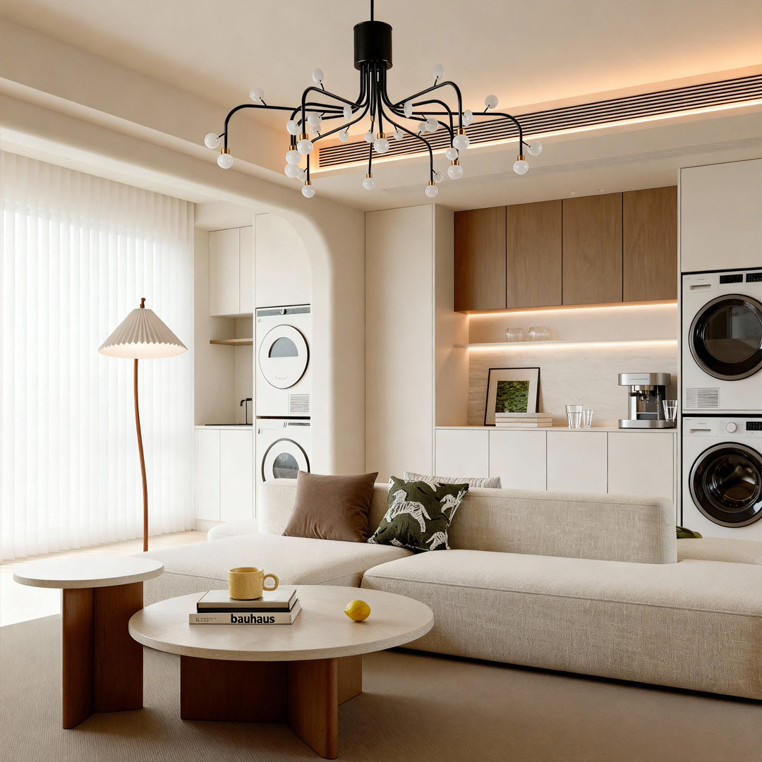 Modern Retro Adjustable Chandelier Ceiling Light - Stylish Vintage Pendant Lighting