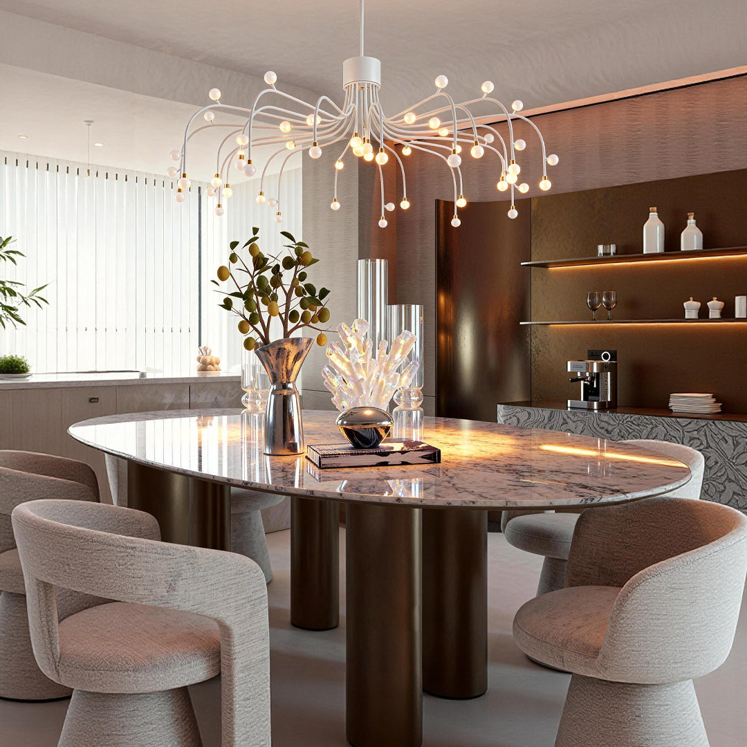 Modern Retro Adjustable Chandelier Ceiling Light - Stylish Vintage Pendant Lighting