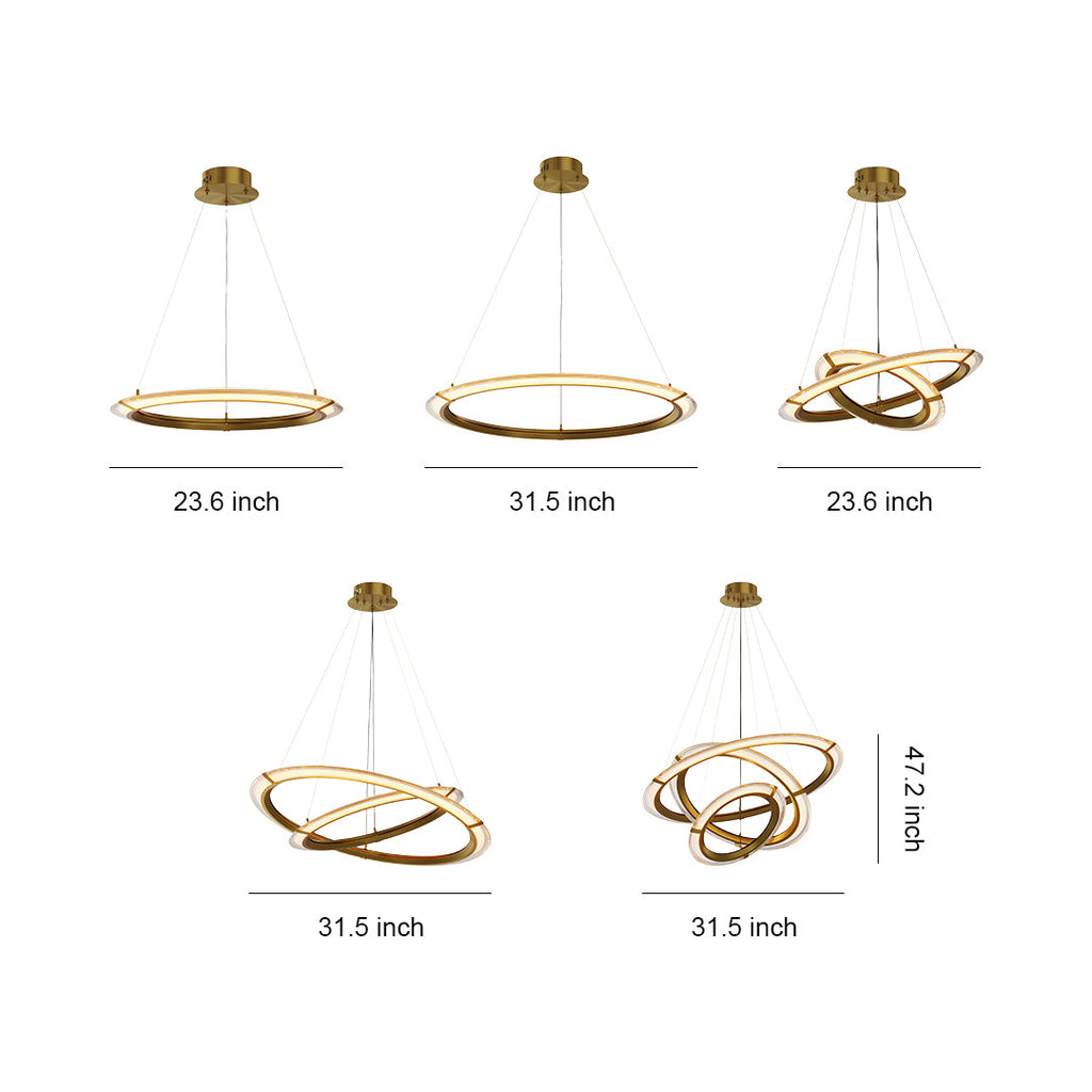Modern Round Chandelier Luxury Ceiling Light