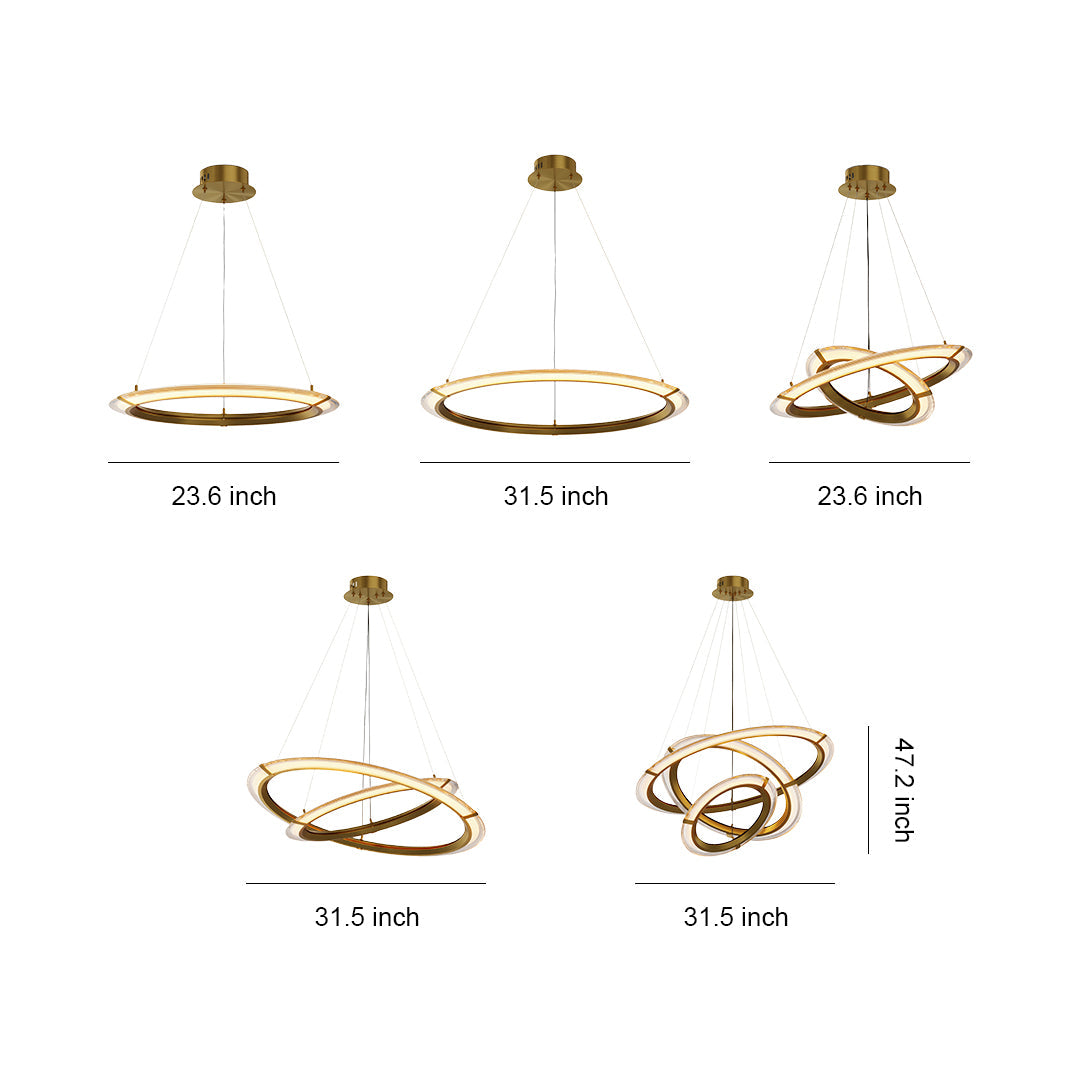 Modern Round Chandelier Luxury Ceiling Light