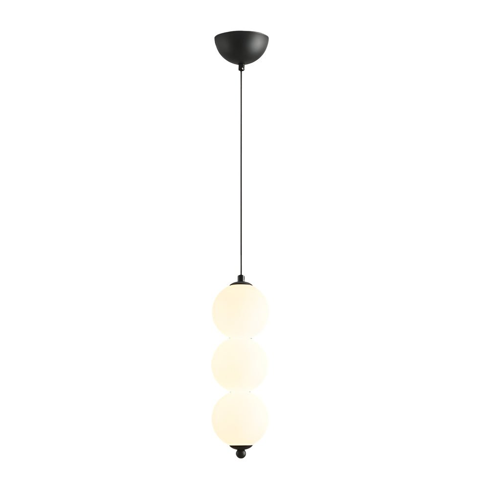 Modern Round Vertical Balls LED Chandelier Dimmable Pendant Lamp