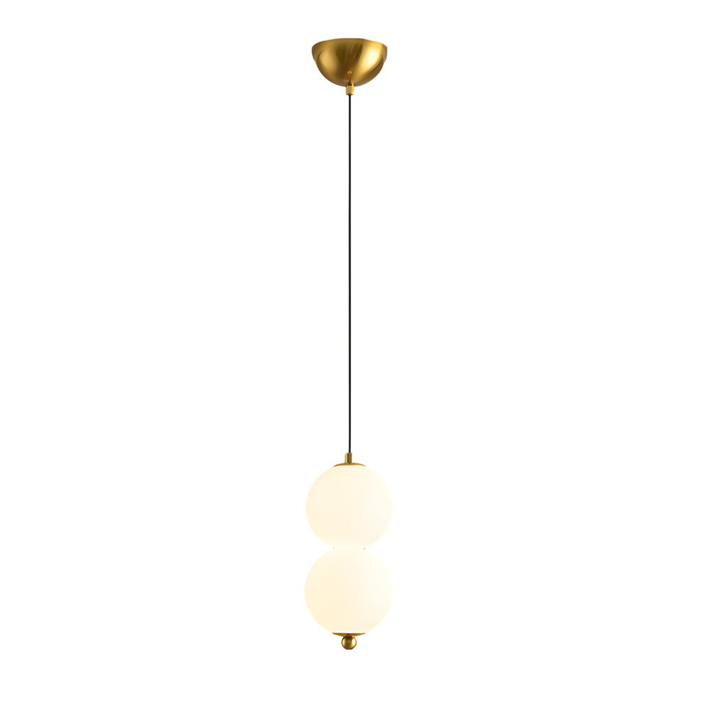 Modern Round Vertical Balls LED Chandelier Dimmable Pendant Lamp