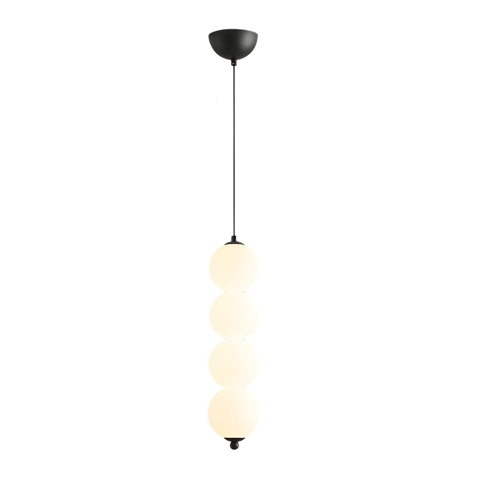 Modern Round Vertical Balls LED Chandelier Dimmable Pendant Lamp