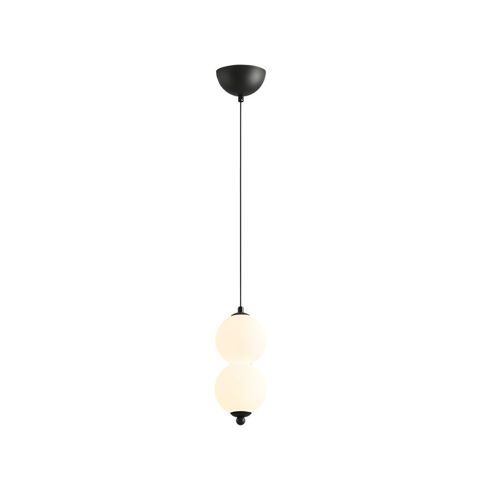 Modern Round Vertical Balls LED Chandelier Dimmable Pendant Lamp