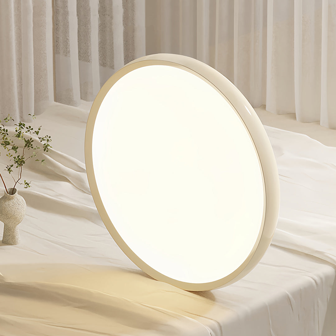 Modern Semi Flush Mount Twisted Full-Spectrum Ceiling Light