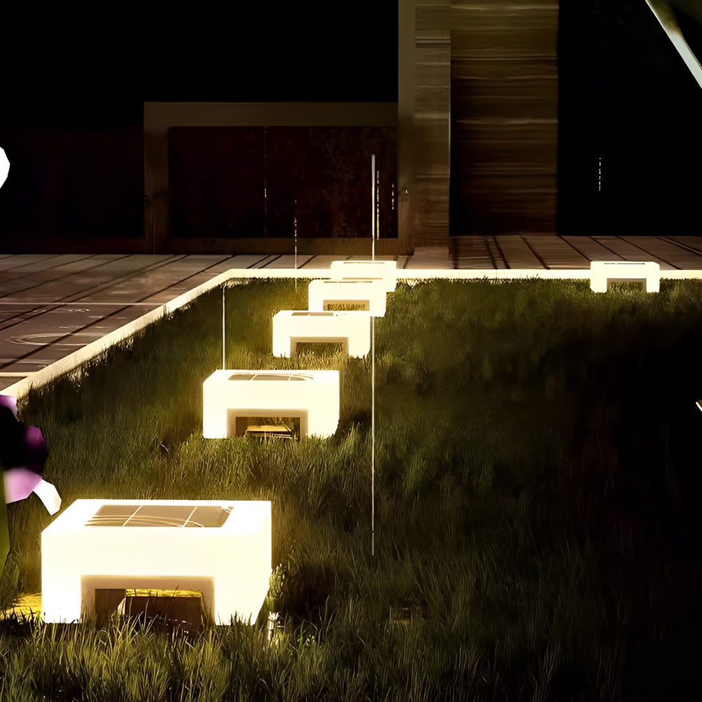Minimalist Square Waterproof LED Lawn Lights