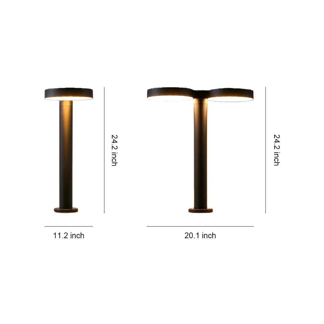 Solar Path Lights Outdoor - Waterproof Landscape Lighting for Gardens and Pathways