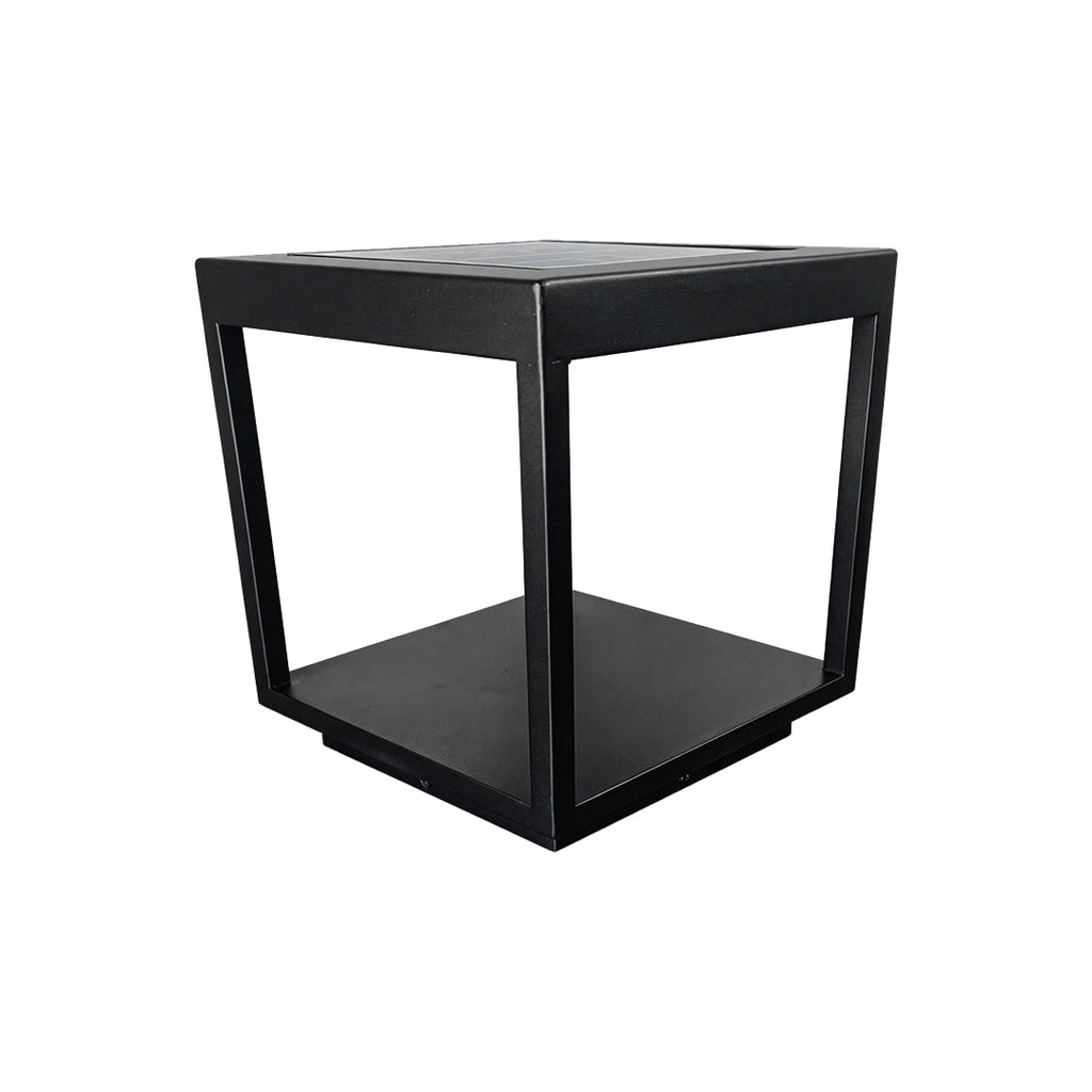 Concrete Pillar LED Light - Modern Open-Frame Square Design