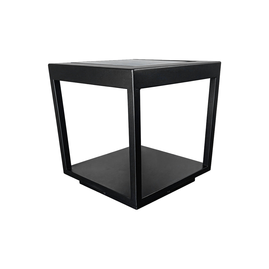Concrete Pillar LED Light - Modern Open-Frame Square Design