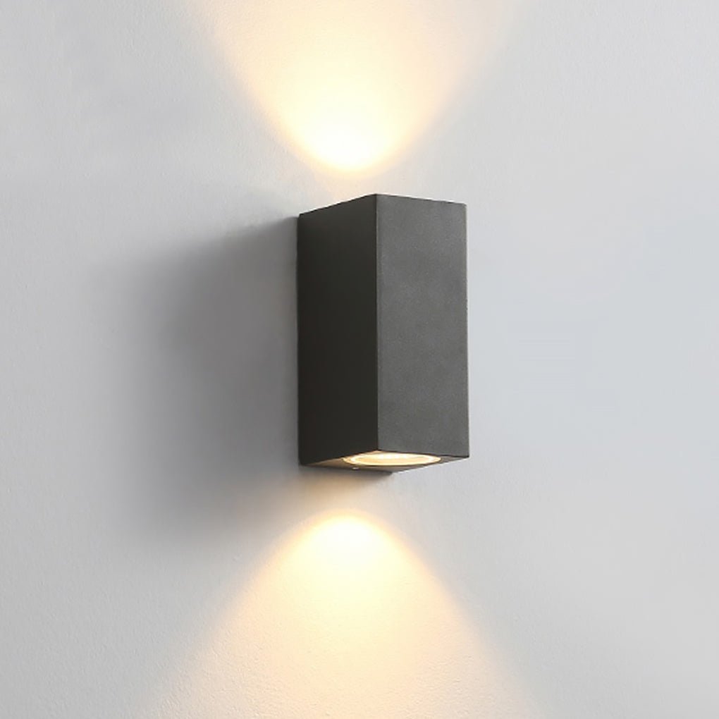 Outdoor Waterproof Rectangular Up and Down Wall Lights