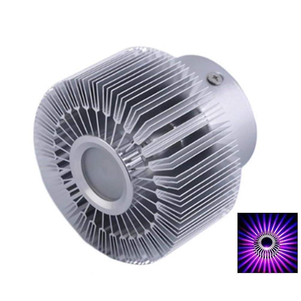 Modern Sunburst LED Ceiling Fixture Metal Light