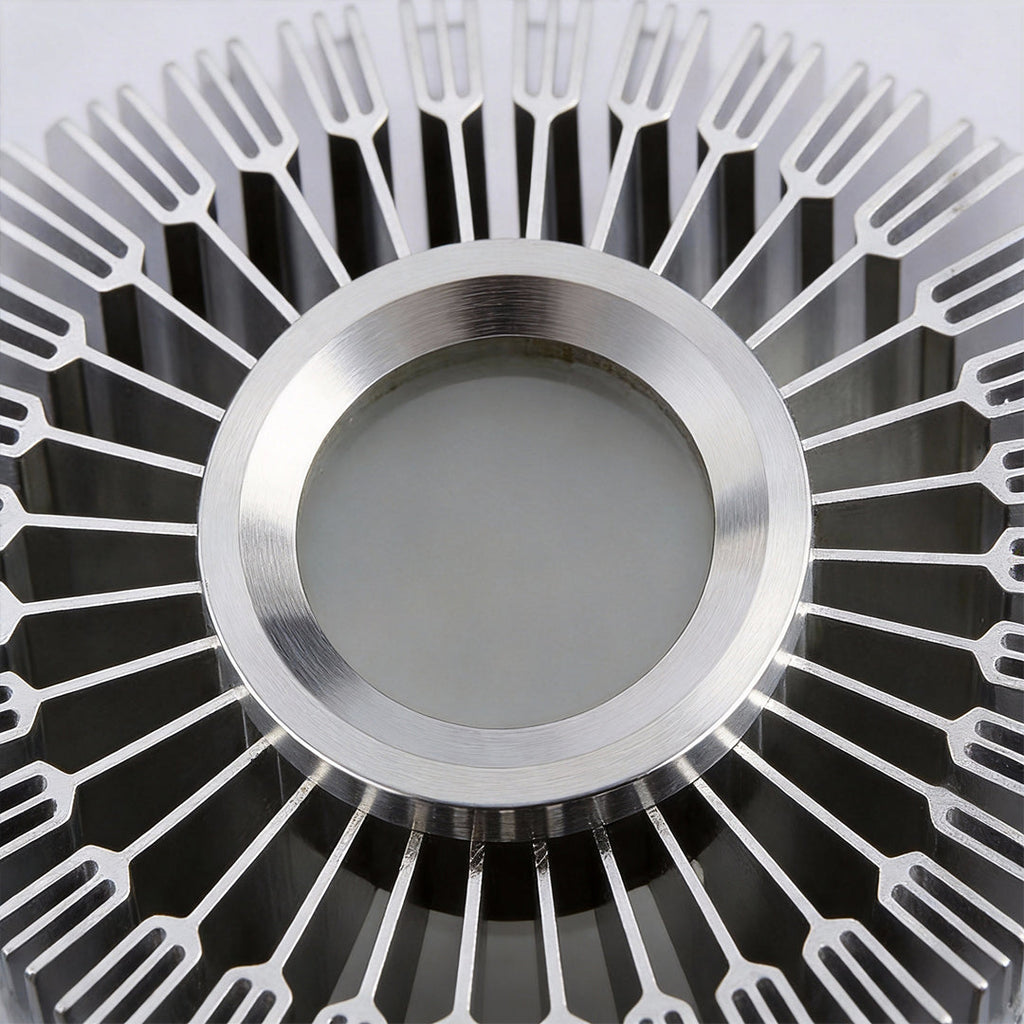 Modern Sunburst LED Ceiling Fixture Metal Light