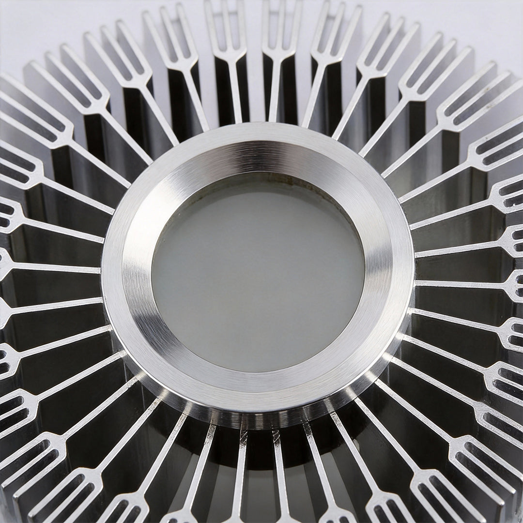 Modern Sunburst LED Ceiling Fixture Metal Light