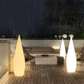 Modern Teardrop LED Outdoor Floor Lamp | Stylish Landscape Lighting