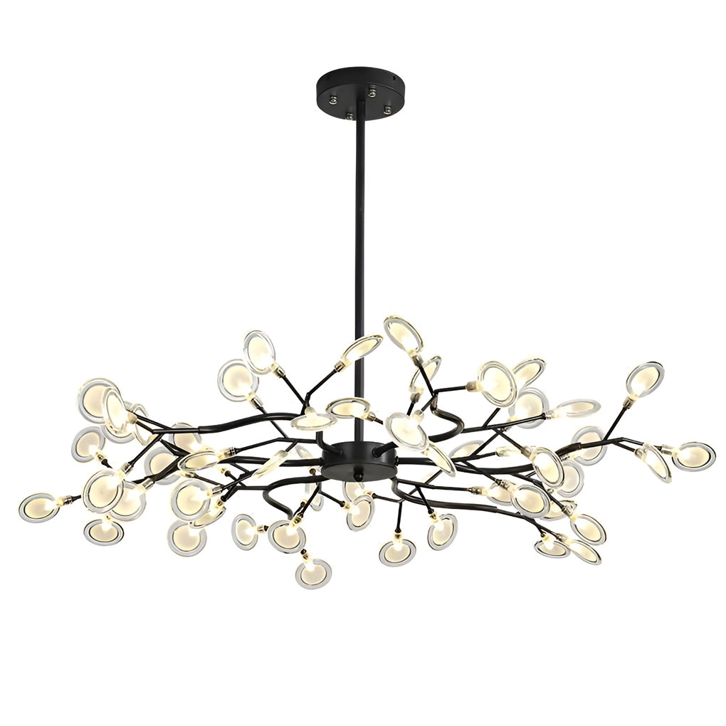 Modern Tree Branch Chandelier - Metal Acrylic Ceiling Light