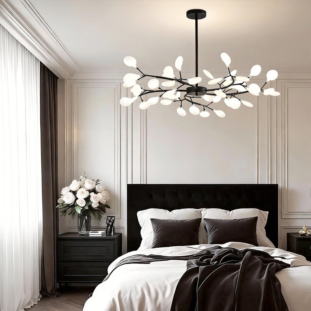 Modern Tree Branch Chandelier - Metal Acrylic Ceiling Light