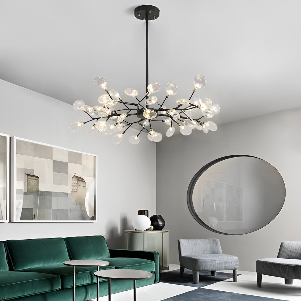 Modern Tree Branch Chandelier - Metal Acrylic Ceiling Light