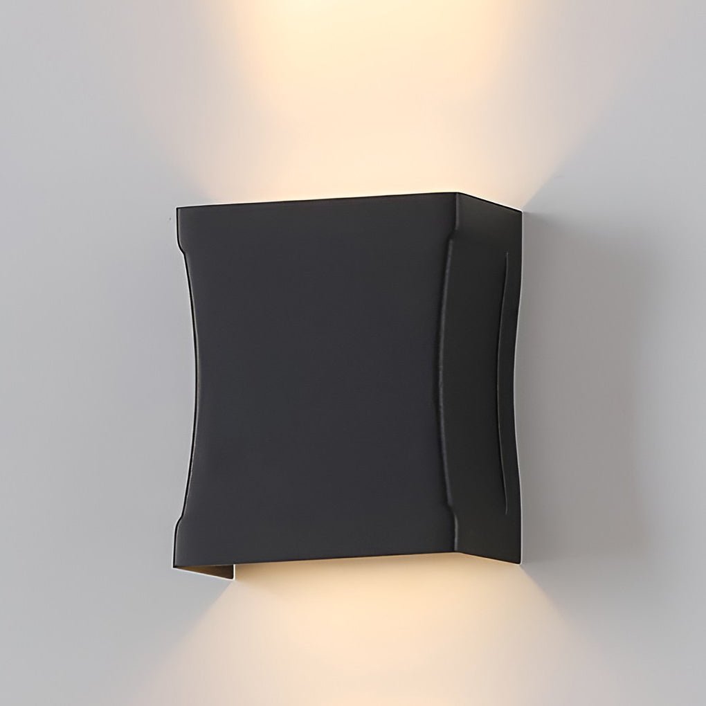 Black Wall Lights Modern Up and Down LED Outdoor Lighting