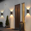 Modern Wave-Shaped Up and Down Outdoor LED Wall Light