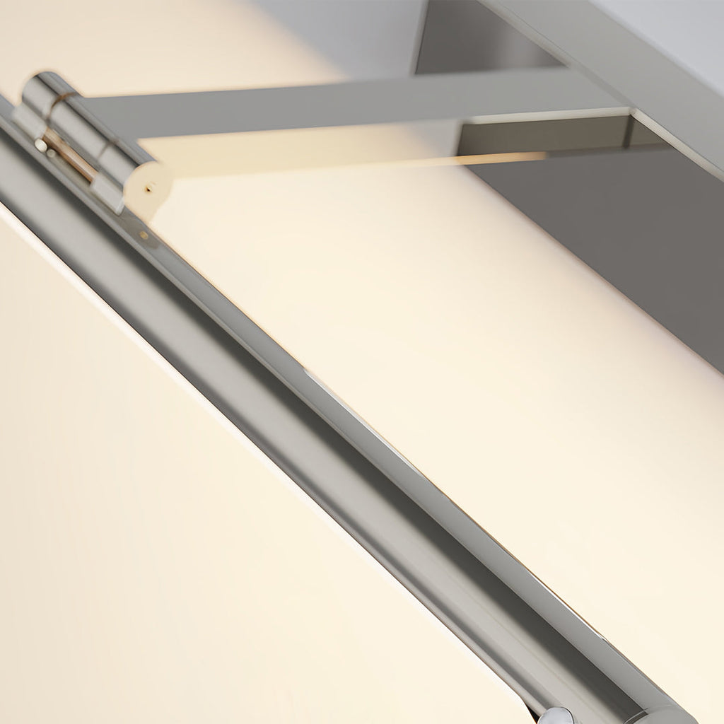 Modern Bathroom Vanity Light Minimalist White Acrylic Linear Light LED Fixture Contemporary Wall Sconce Stylish Illumination Home Decor Bright Lighting Adjustable Height Energy Efficient Modern Design for Home Renovation and Remodeling