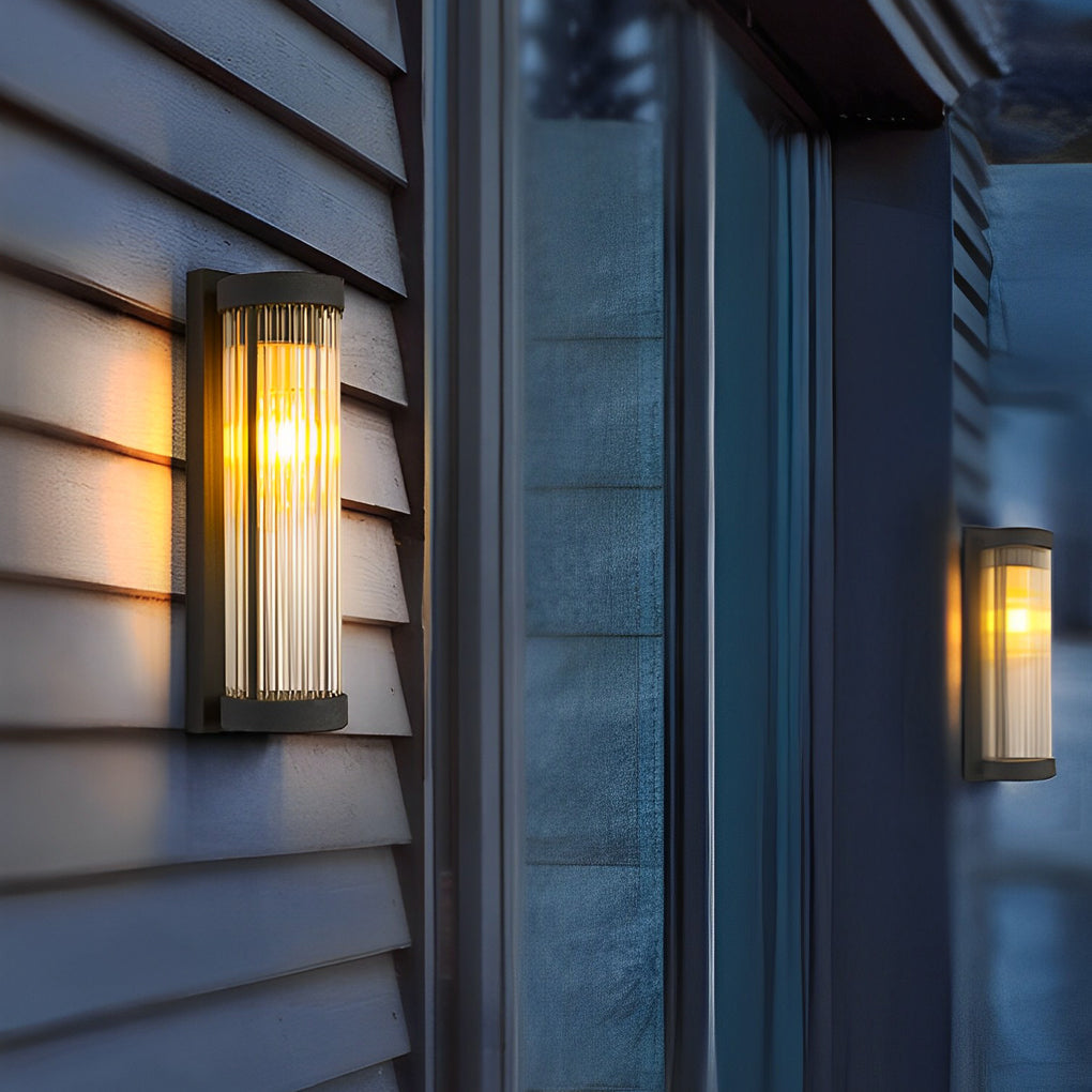 Modern Black Outdoor Wall Mount Light - Stylish Exterior Lighting, Creative Design, LED Wall Sconce, Waterproof Outdoor Fixture, Contemporary Home Decor