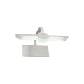 White Bathroom Vanity Lights Waterproof Adjustable LED Lamp | Modern Bathroom Lighting | Dimmable LED Vanity Fixtures | Energy-Efficient Lighting | Indoor Waterproof Vanity Light | Stylish Bathroom Lighting Solutions | Easy Installation | Contemporary LED