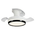 Ceiling Fan with Remote Control - Minimalist LED Light and Dimming 3-Blade Design