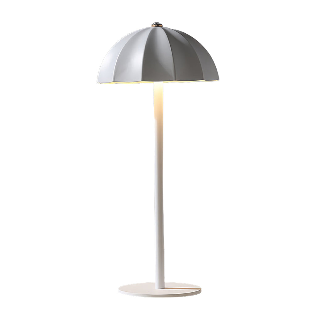 Minimalist Mushroom Cordless Metal Table Lamp - Rechargeable Iron Light