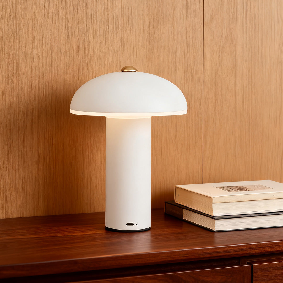 Dimmable LED Table Lamp - Stylish Iron and Acrylic Ambient Light for Home Decor