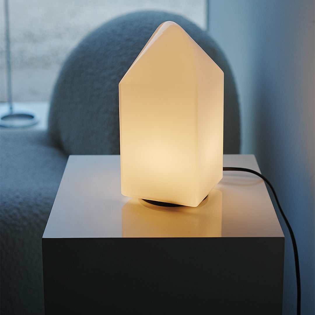Modern White Table Lamp - Creative Ambient Night Light for Home Decor