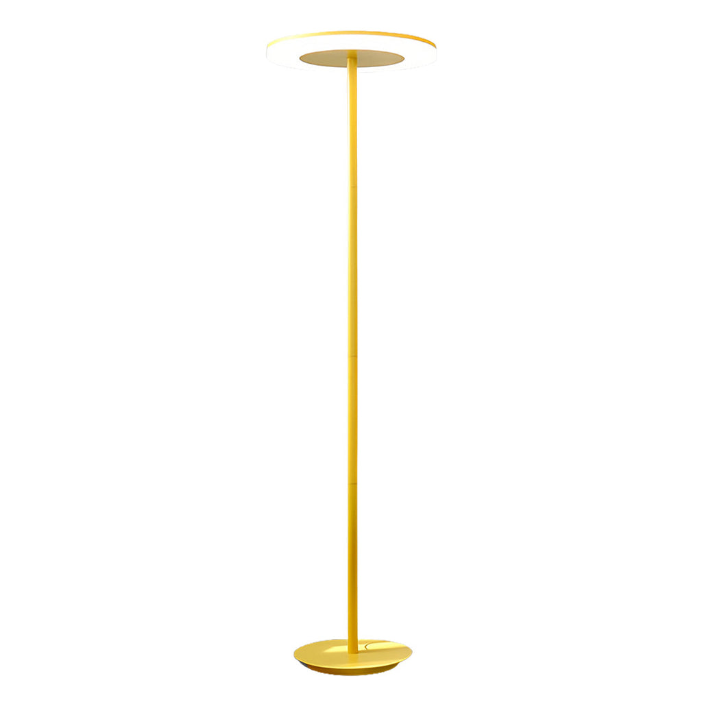 Colored Macaron Dimmable Floor Lamp - Modern Round Head Standing Light