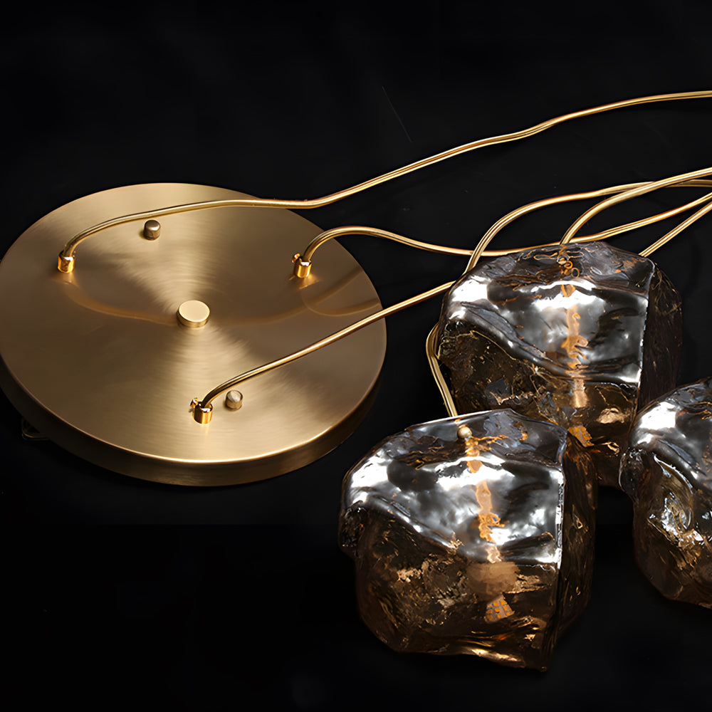 Molten Rock Pendant Light – Minimalist Irregular Ceiling Fixture