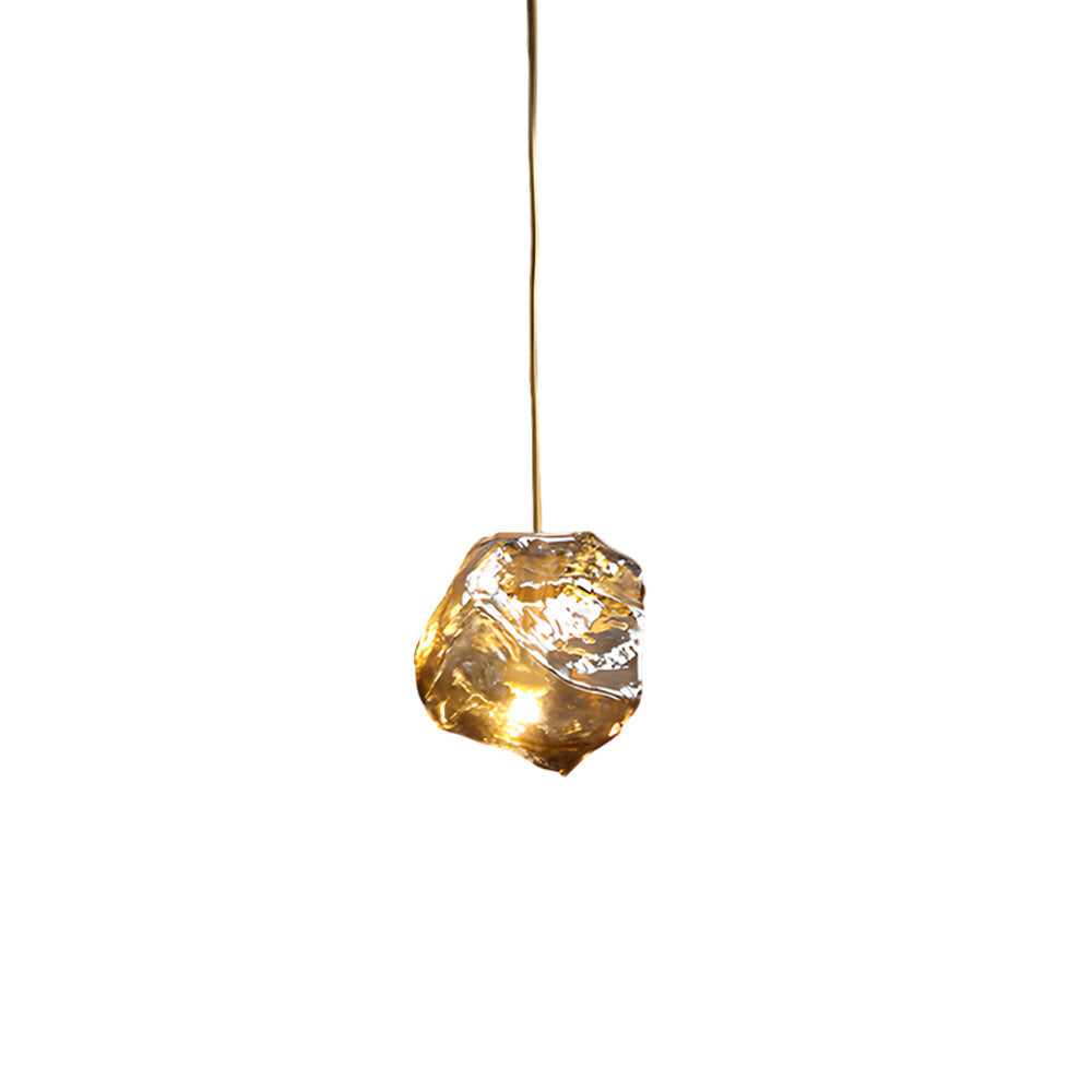 Molten Rock Pendant Light – Minimalist Irregular Ceiling Fixture