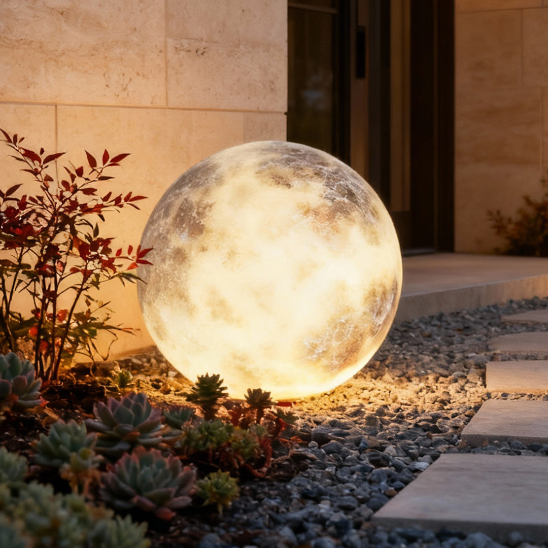 Moon Light Modern Waterproof LED Lawn Light - Outdoor Solar Garden Lighting