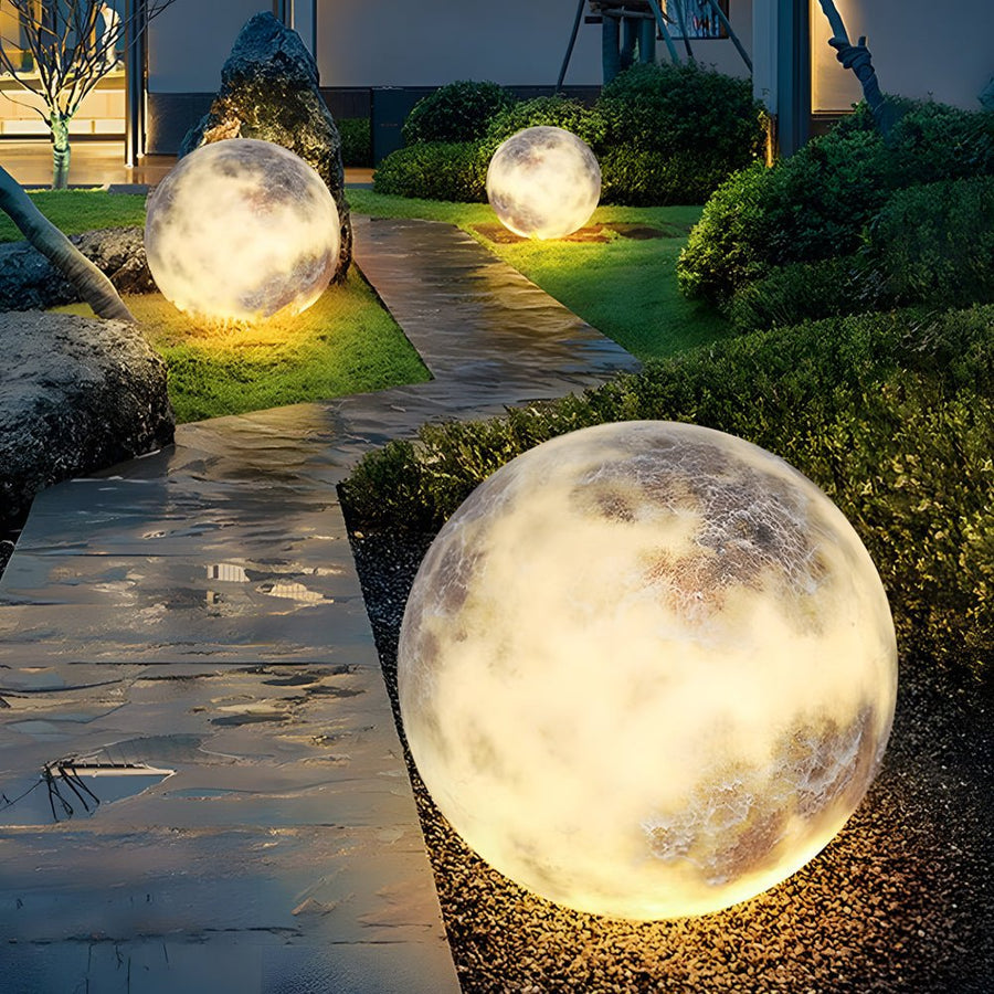 Moonlight Modern Waterproof Outdoor LED Lawn Light - Solar Garden Lighting, Landscape Lighting, Waterproof LED Lights