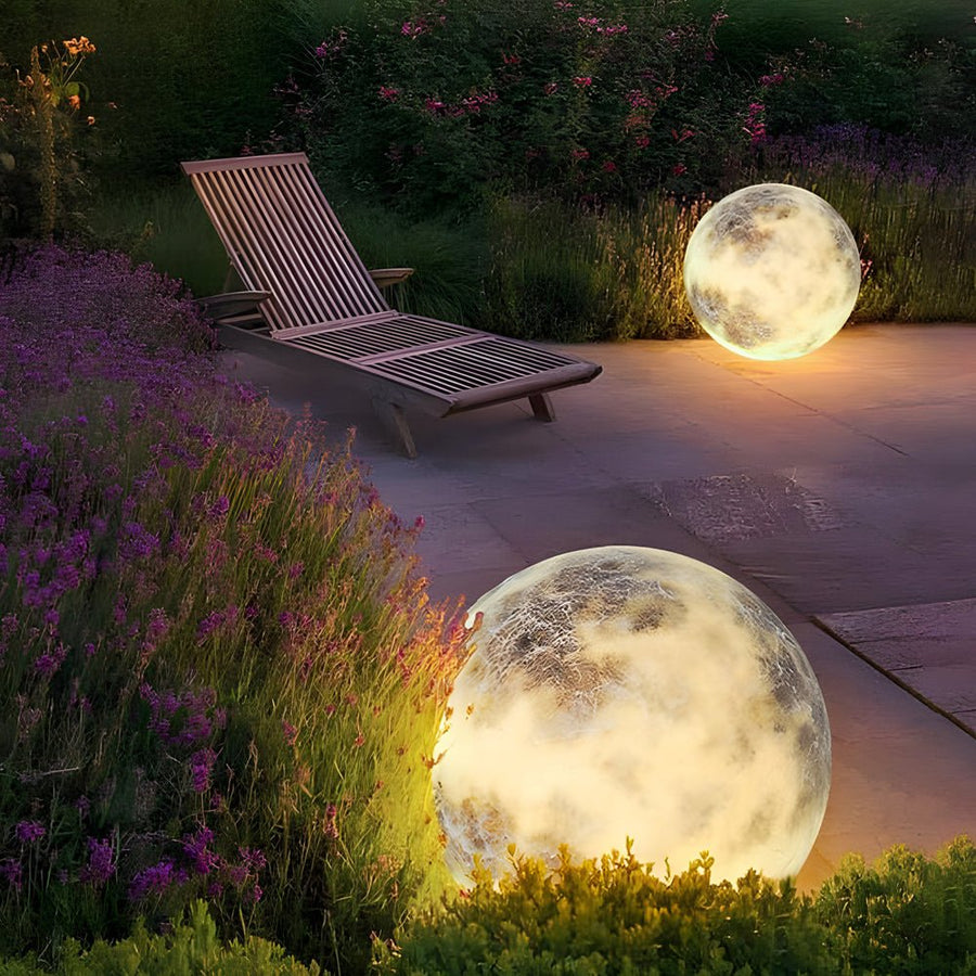 Moon Light Modern Waterproof LED Lawn Light - Outdoor Solar Garden Lighting