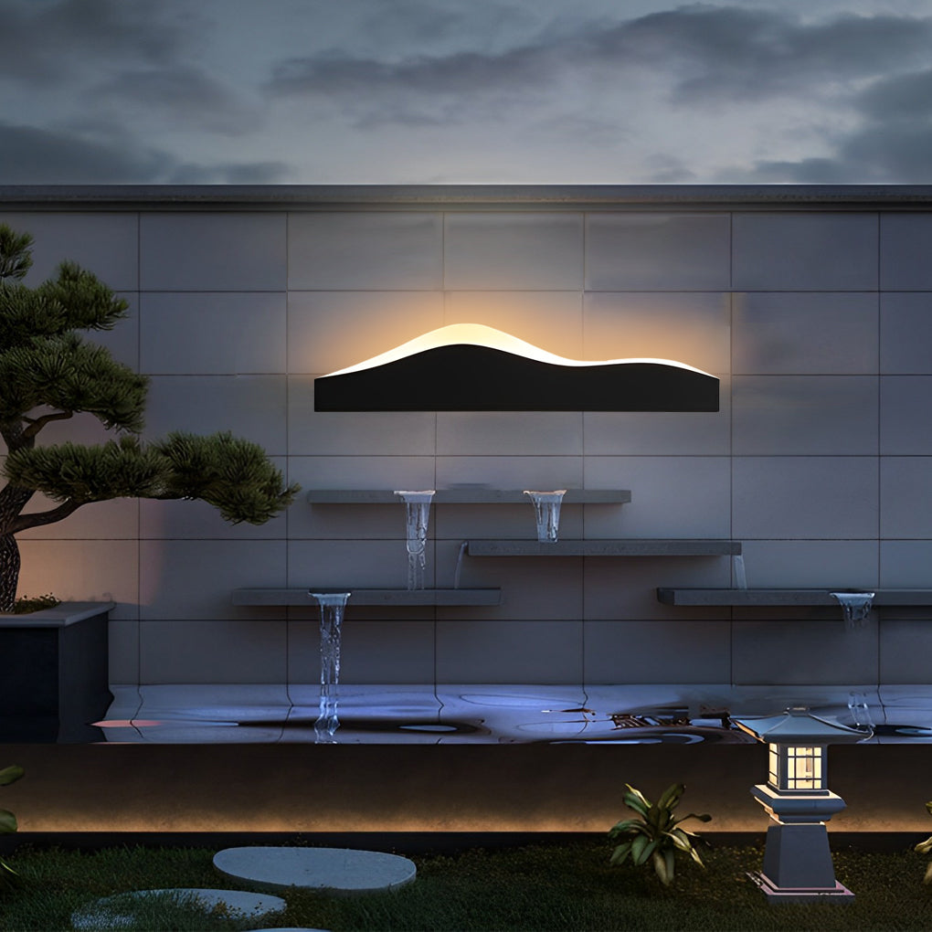 Mountain LED Wall Light Outdoor Silhouette Charm